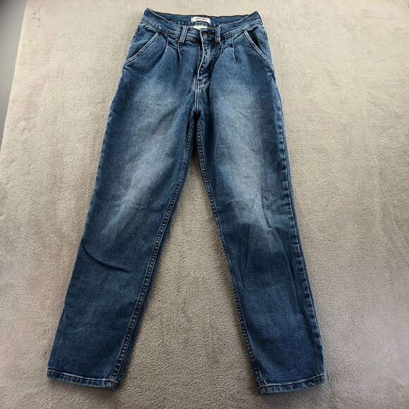 2 Vibrant M.I.U Womens Jeans Size 5 Lot Of Two Pleated Casual Straight Leg - Picture 12 of 16